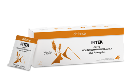 Picture of iNTEA Defence Mount Olympus Functional Tea | Pack of 21 Pyramid Teabags