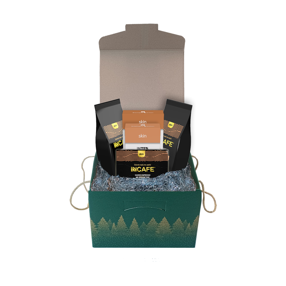 INBEVERAGES Κουτί δώρου Χριστουγέννων iNCAFE & iNTEA Skin