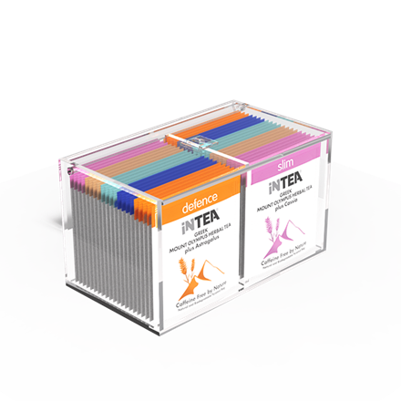 Εικόνα της iNTEA Collection | Gift Box Ακρυλικό τσάι Ολύμπου σε φακελάκια-πυραμίδες, 40 τμχ