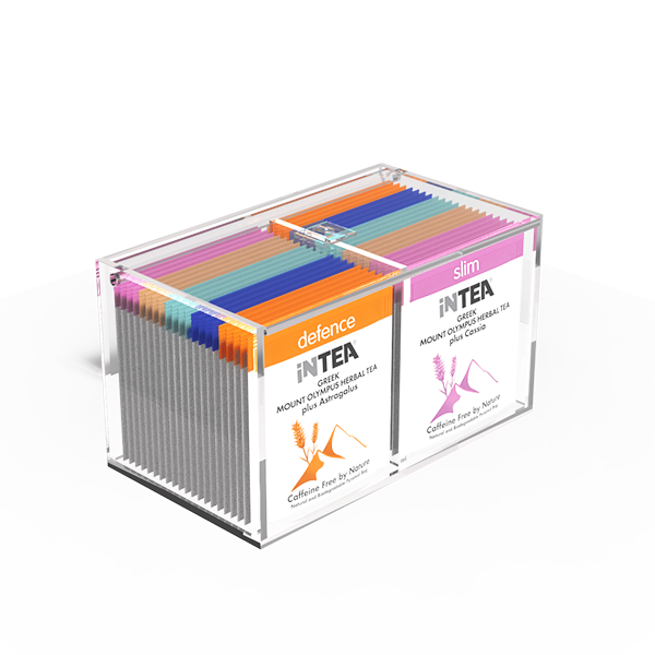 Εικόνα από iNTEA Collection | Gift Box Ακρυλικό τσάι Ολύμπου σε φακελάκια-πυραμίδες, 40 τμχ