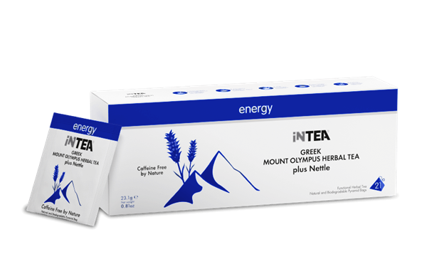 Picture of iNTEA Energy Mount Olympus Functional Tea |  Pack of 21 Pyramid Teabags