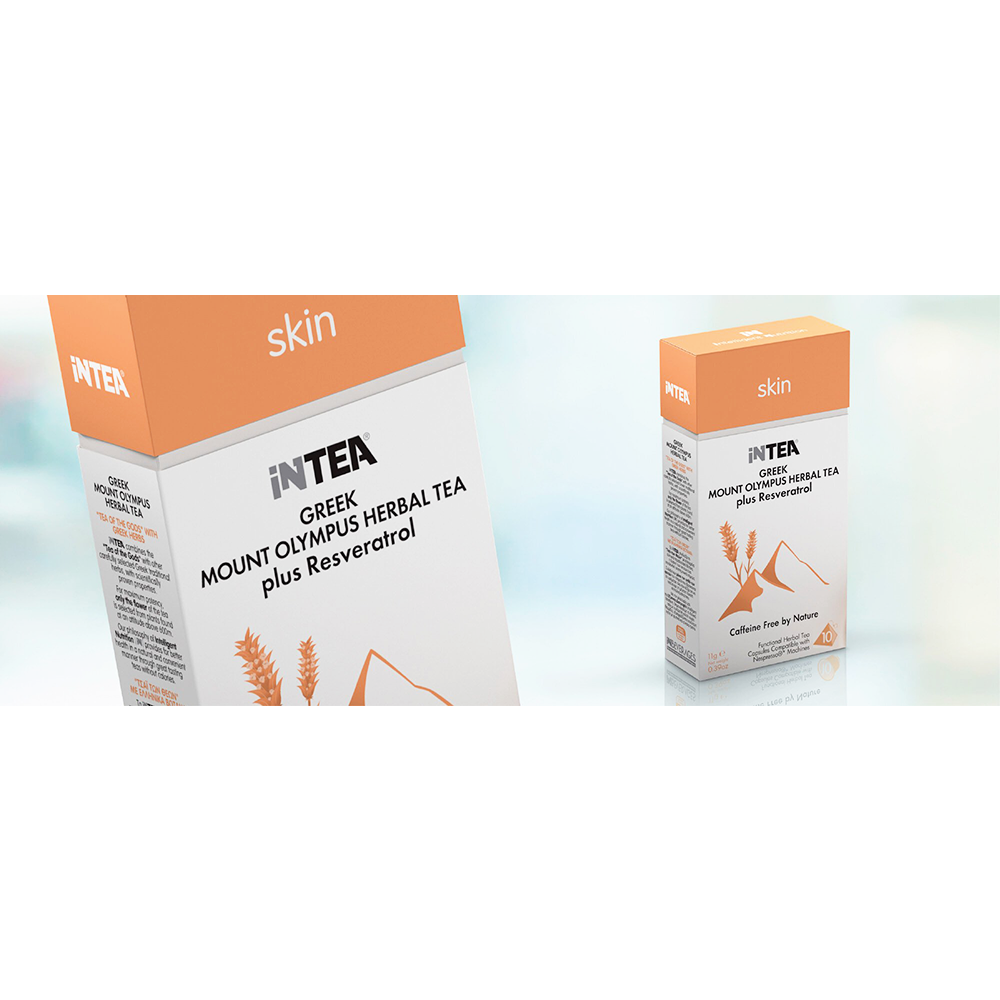 Συσκευασία B2B iNTEA Skin | Κουτί 10 τμχ φακελάκια-πυραμίδες φωτογραφία